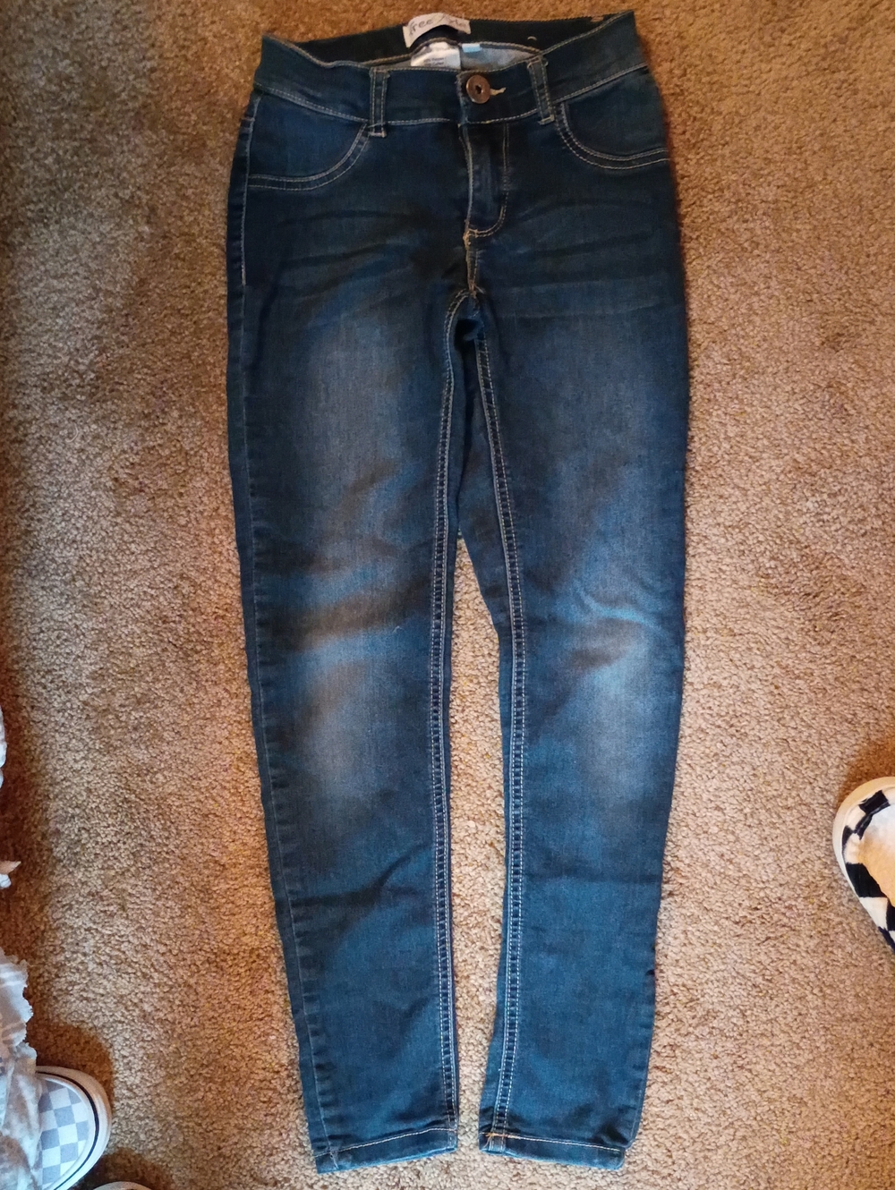 Freestyle Dark Wash Skinny Jeans